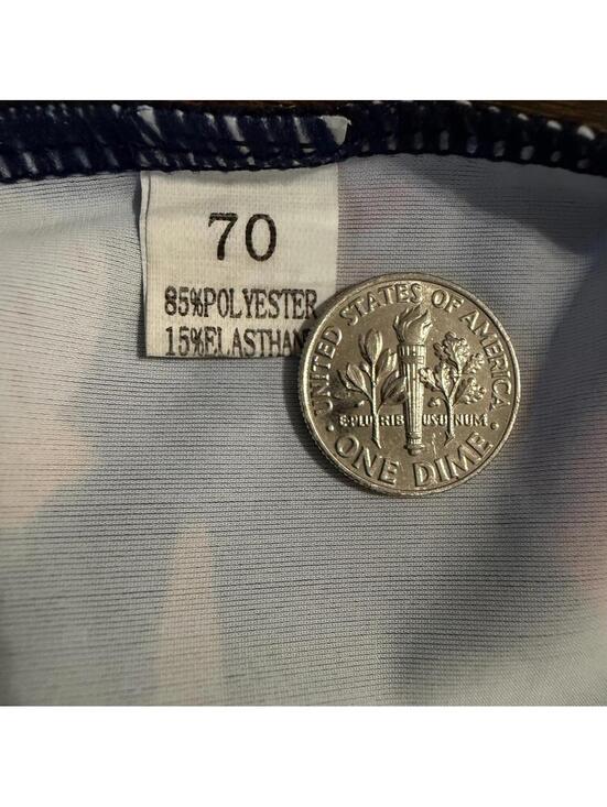 Unbranded Blue Fish Print Toddler Rash Guard Swimsuit Romper Size 6-12M Sun Suit - Picture 6 of 6